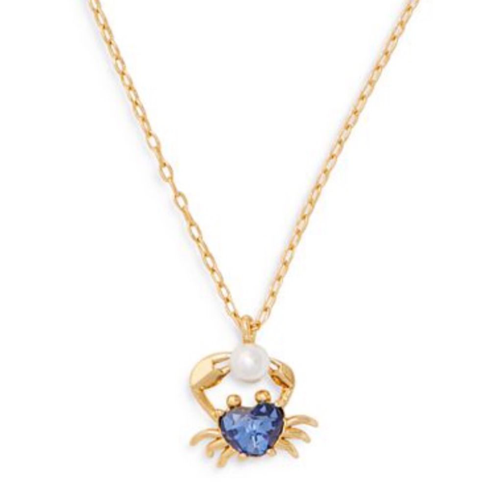 Kate Spade sea star crab pendant